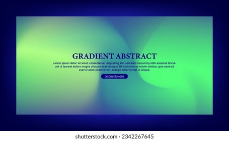 Modern trendy grainy gradient background, colorful abstract liquid 3d shapes. Soft gradient backdrop with place for text. Futuristic design for banner, poster, cover, flyer, presentation, landing page