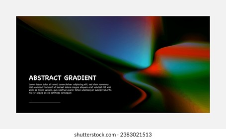 Modern trendy grainy gradient background, colorful abstract liquid 3d.Soft gradient backdrop with place for text. Futuristic design for banner, poster, cover, flyer, presentation, landing page