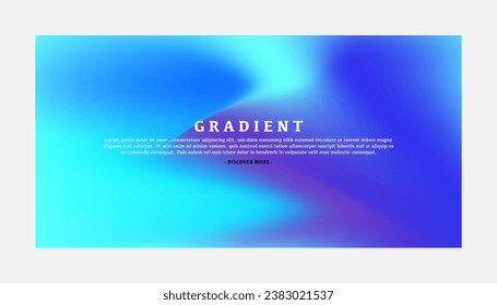 Modern trendy grainy gradient background, colorful abstract liquid 3d.Soft gradient backdrop with place for text. Futuristic design for banner, poster, cover, flyer, presentation, landing page
