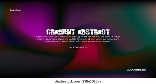 Modern trendy grainy gradient background, colorful abstract liquid 3d.Soft gradient backdrop with place for text. Futuristic design for banner, poster, cover, flyer, presentation, landing page