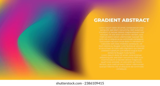 Moderner, grau-farbiger Farbverlauf-Hintergrund, bunter abstrakter flüssiger 3D.Soft Farbverlauf-Hintergrund mit Platz für Text. Futuristisches Design für Banner, Poster, Deckel, Flyer, Präsentation, Landing-Page
