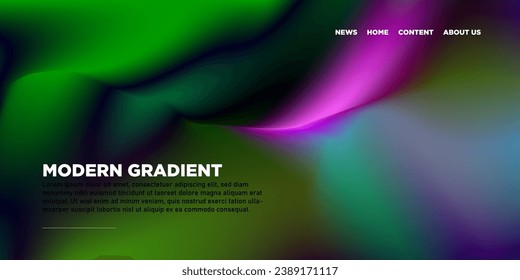 Fondo moderno de degradado de grano, colorido líquido abstracto 3d.Fondo de gradiente suave con lugar para texto. Diseño futurista para banner, afiche, portada, volante, presentación, página de inicio