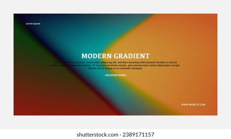 Modern trendy grainy gradient background, colorful abstract liquid 3d.Soft gradient backdrop with place for text. Futuristic design for banner, poster, cover, flyer, presentation, landing page