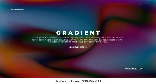 Modern trendy grainy gradient background, colorful abstract liquid 3d.Soft gradient backdrop with place for text. Futuristic design for banner, poster, cover, flyer, presentation, landing page