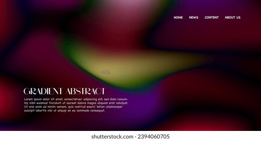 Modern trendy grainy gradient background, colorful abstract liquid 3d.Soft gradient backdrop with place for text. Futuristic design for banner, poster, cover, flyer, presentation, landing page