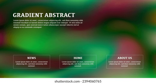 Modern trendy grainy gradient background, colorful abstract liquid 3d.Soft gradient backdrop with place for text. Futuristic design for banner, poster, cover, flyer, presentation, landing page