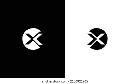 Modern Trendy Minimal Monogram X For Business, Initial Based letter X Icon Logo