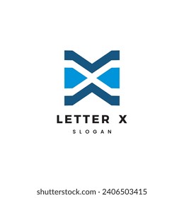 Modernes Trendy Minimal Monogram X für Business, anfänglicher Buchstabe X Symbol-Logo