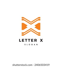 Modernes Trendy Minimal Monogram X für Business, anfänglicher Buchstabe X Symbol-Logo