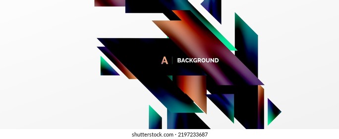 Modern trendy minimalist abstract background. Geometric pattern design, 3d and shadow effects. Vector Illustration
