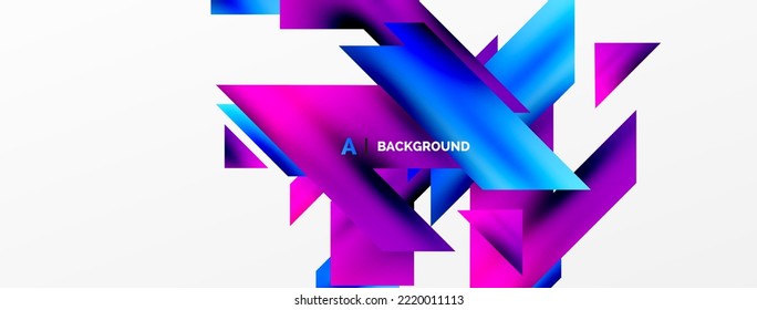 Modern trendy minimalist abstract background. Geometric pattern design, 3d and shadow effects. Vector Illustration