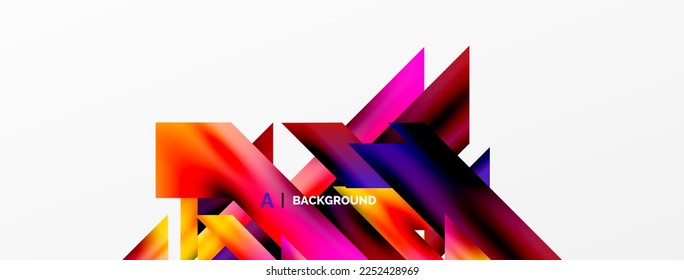 Modern trendy minimalist abstract background. Geometric pattern design, 3d and shadow effects. Vector Illustration