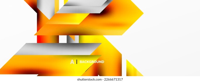 Modern trendy minimalist abstract background. Geometric pattern design, 3d and shadow effects. Vector Illustration