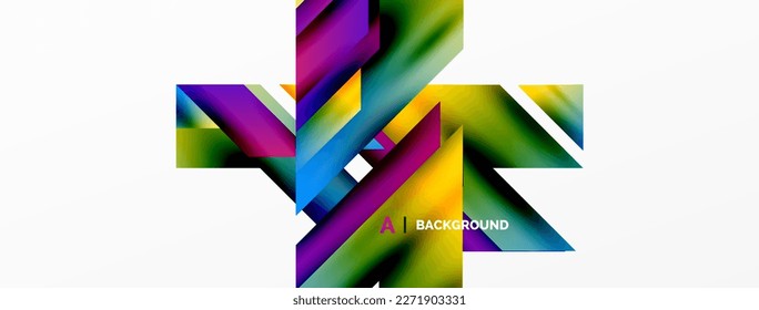 Modern trendy minimalist abstract background. Geometric pattern design, 3d and shadow effects. Vector Illustration