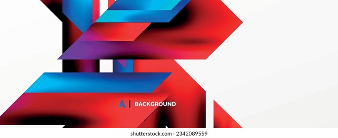 Modern trendy minimalist abstract background. Geometric pattern design, 3d and shadow effects. Vector Illustration