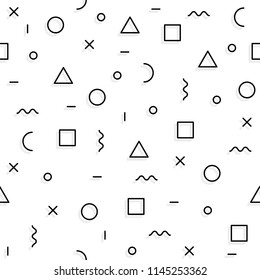Modern Trendy Seamless Pattern Background. Vector EPS10