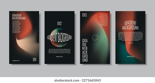 Modern trendy and simple gradient cover design template. Enhance your creative product with gradient