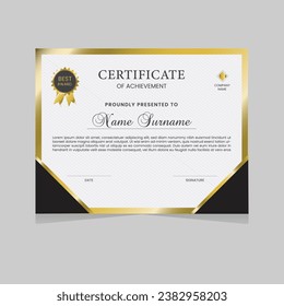 Modern Trendy Smart Certificate Design
