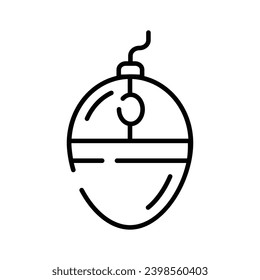 Modern and trendy style icon of mouse, ready to use icon, computer hardware
