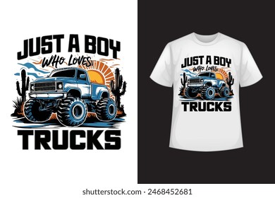 Modern trendy truck lover dad t shirt design, T shirt design with truck 