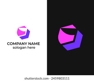 Modern Trendy U arrow creative icon logo design template vector