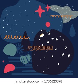 modern trendy vector illustration background