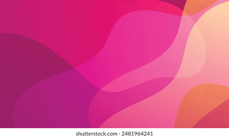 Modern trendy viva magenta 2024 background with pink magenta and orange gradient color. Vector illustration abstract graphic design banner pattern presentation background web template