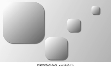 Modern and trendy white grey gradient abstract background 