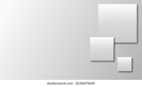 Modern and trendy white grey gradient abstract background 