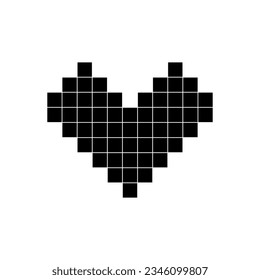 Modern and Trent logos. Heart logo in checkered shape