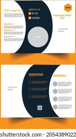Modern Tri Fold Corporate Brochure