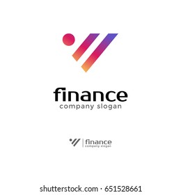 modern triangle finance logo