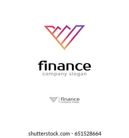 modern triangle finance logo