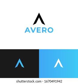 El concepto moderno de diseño del logotipo del triángulo puede representar deporte, aventura, unidad, tecnología, flecha o viaje. Vector para empresas. Eps 10 de moda