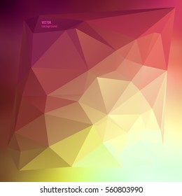 Modern triangle geometrical beautiful background. Geometric background in Origami style with colors gradient polygonal Vector illustration EPS 10 of triangles for leaflet layout, presentation template