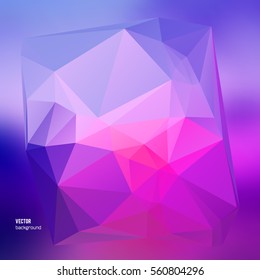 Modern triangle geometrical beautiful background. Geometric background in Origami style with colors gradient polygonal Vector illustration EPS 10 of triangles for leaflet layout, presentation template