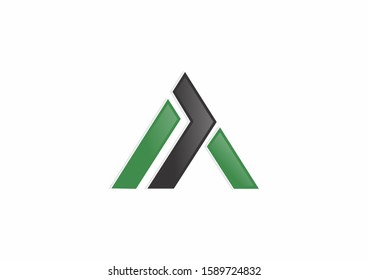 Modern Triangle Logo Template Illustration Design. Vector EPS 10.