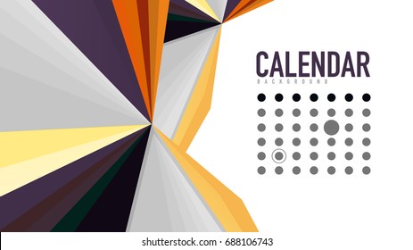 Modern triangle presentation template. Business design background, brochure or flyer concept or geometric web banner