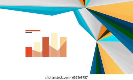 Modern triangle presentation template. Business design background, brochure or flyer concept or geometric web banner