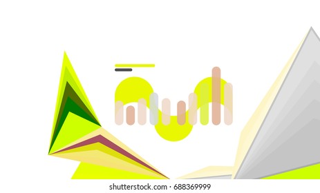 Modern triangle presentation template. Business design background, brochure or flyer concept or geometric web banner