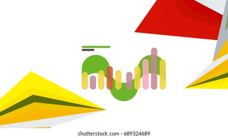 Moderne Dreieck-Präsentationsvorlage. Hintergrund für Geschäftsdesign, Broschüre oder Flyer-Konzept oder geometrischer Webbanner