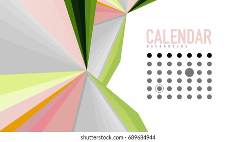 Modern triangle presentation template. Business design background, brochure or flyer concept or geometric web banner