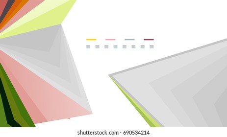 Modern triangle presentation template. Business design background, brochure or flyer concept or geometric web banner