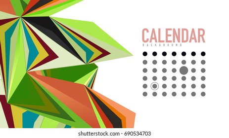 Modern triangle presentation template. Business design background, brochure or flyer concept or geometric web banner