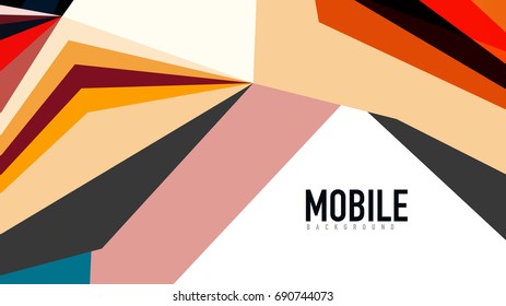 Plantilla de presentación triangular moderna. Fondo de diseño de negocio, concepto de folleto o volante o banner web geométrico