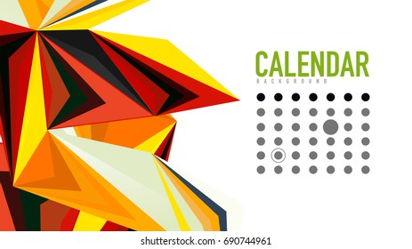 Plantilla de presentación triangular moderna. Fondo de diseño de negocio, concepto de folleto o volante o banner web geométrico