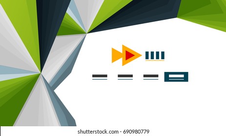 Modern triangle presentation template. Business design background, brochure or flyer concept or geometric web banner