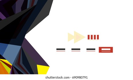 Modern triangle presentation template. Business design background, brochure or flyer concept or geometric web banner