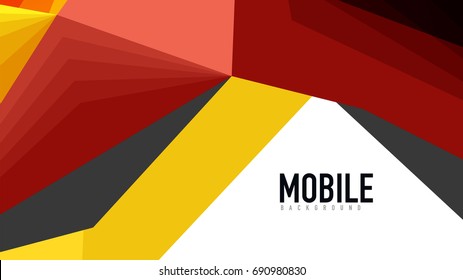 Modern triangle presentation template. Business design background, brochure or flyer concept or geometric web banner