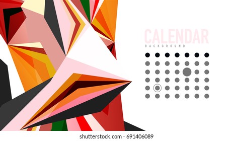 Modern triangle presentation template. Business design background, brochure or flyer concept or geometric web banner